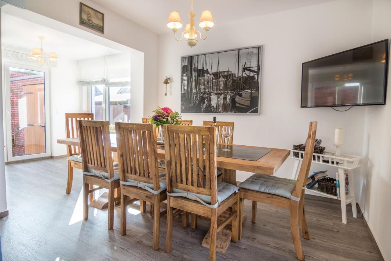 Hus Onno 4-Sterne Ferienhaus Am Suedstrand Borkum Esterno foto